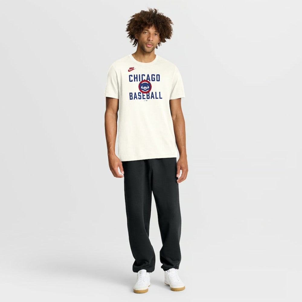 Chicago Cubs Nike Cooperstown Collection ‘70s Inspired T-Shirt - Cream T-shirts