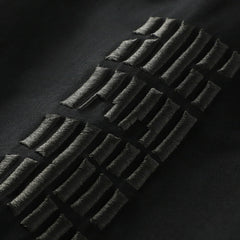 New York Knicks FISLL 3D Puff Print Sliced Logo T-Shirt Black