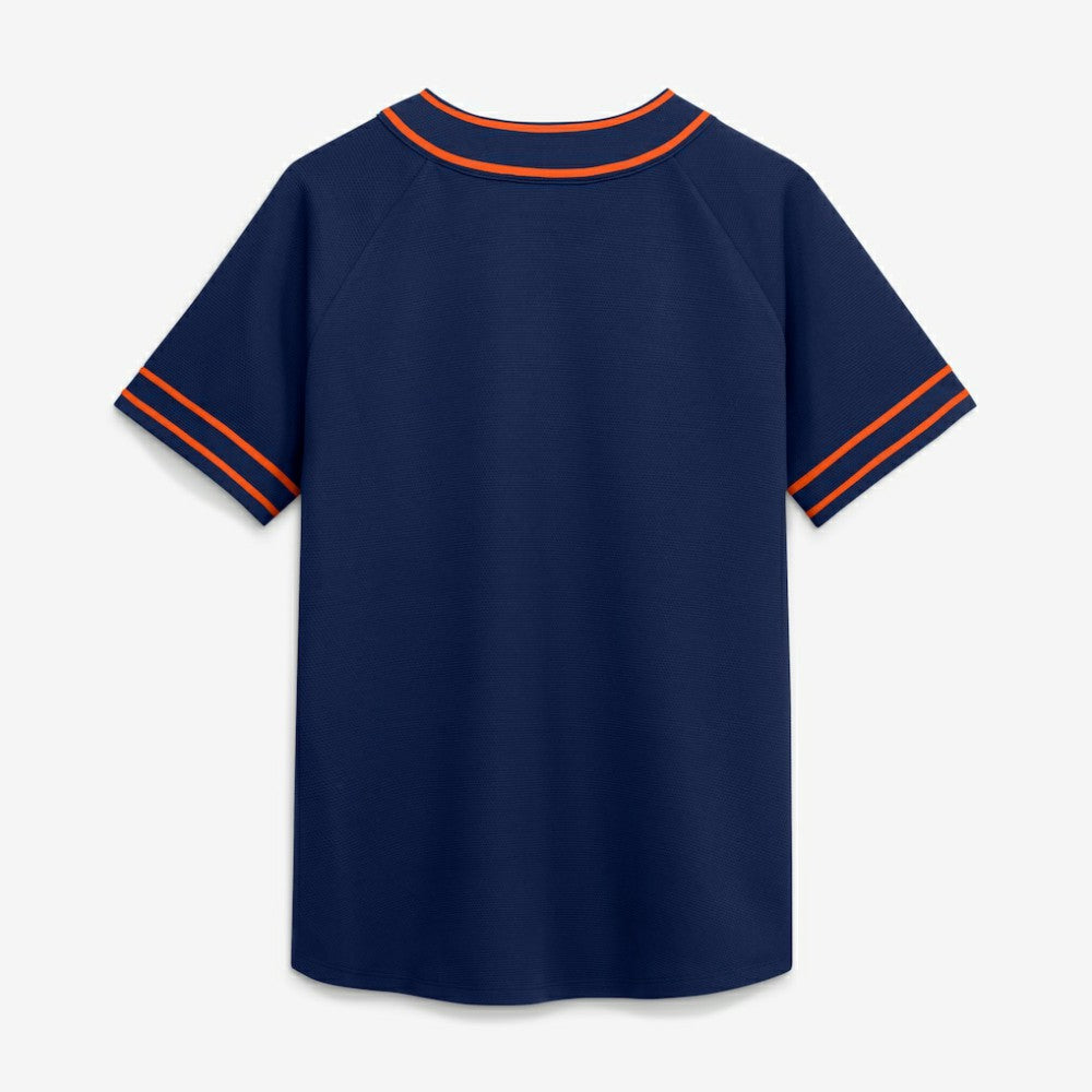 Houston Astros Fanatics Women's Diva Race Ahead Raglan V-Neck T-Shirt - Navy T-shirts