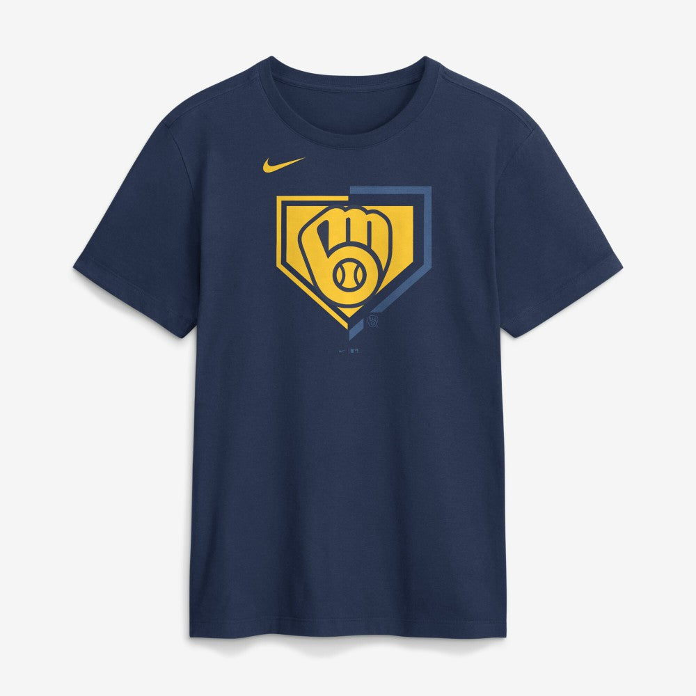Milwaukee Brewers Nike Icon T-Shirt - Navy T-shirts