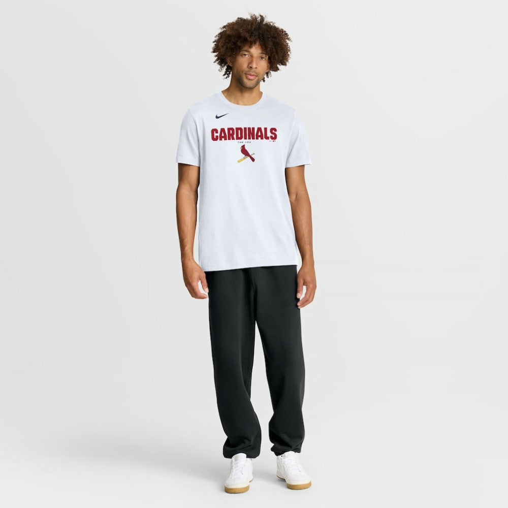 St. Louis Cardinals Nike Bold Team Name T-Shirt - White T-shirts
