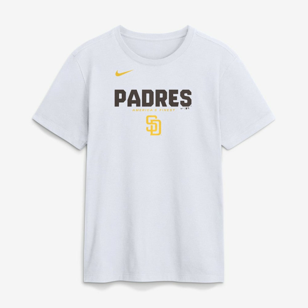 San Diego Padres Nike Bold Team Name T-Shirt - White T-shirts
