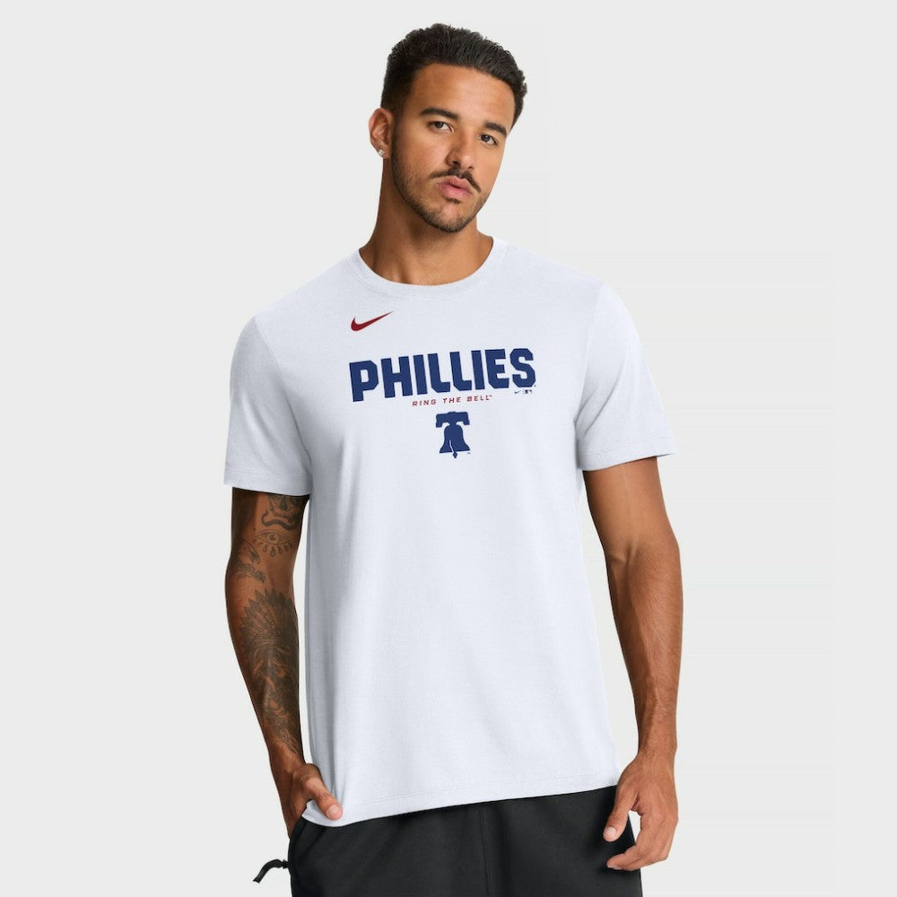 Philadelphia Phillies Nike Bold Team Name T-Shirt - White T-shirts