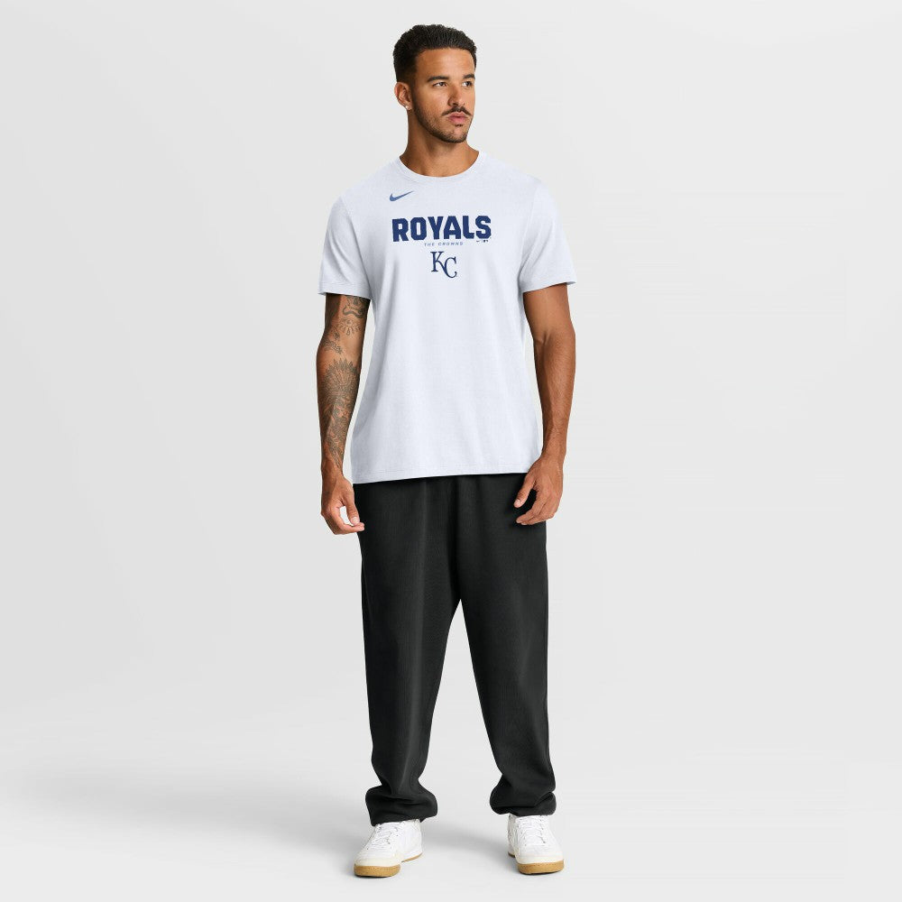 Kansas City Royals Nike Bold Team Name T-Shirt - White T-shirts