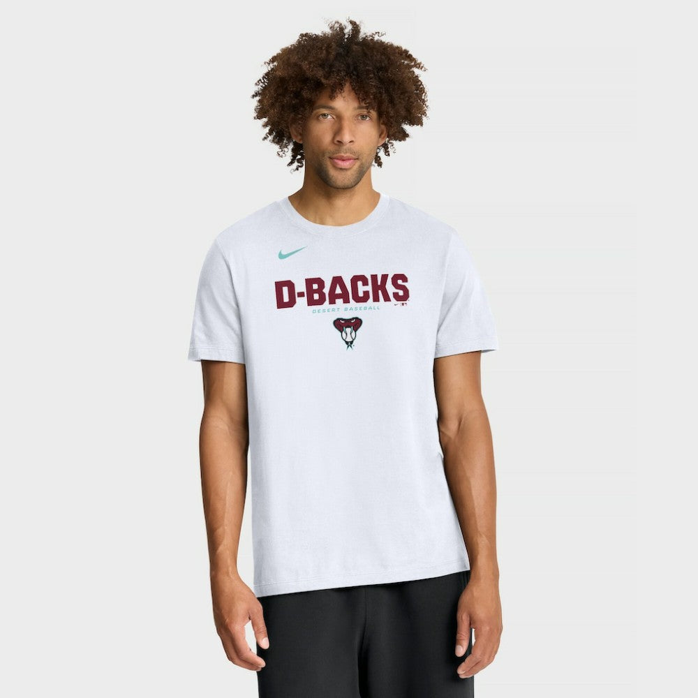 Arizona Diamondbacks Nike Bold Team Name T-Shirt - White T-shirts