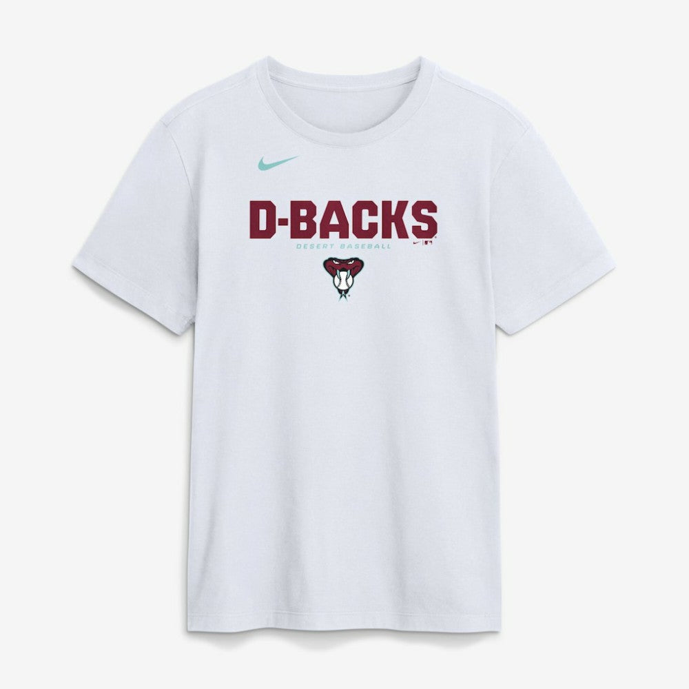 Arizona Diamondbacks Nike Bold Team Name T-Shirt - White T-shirts