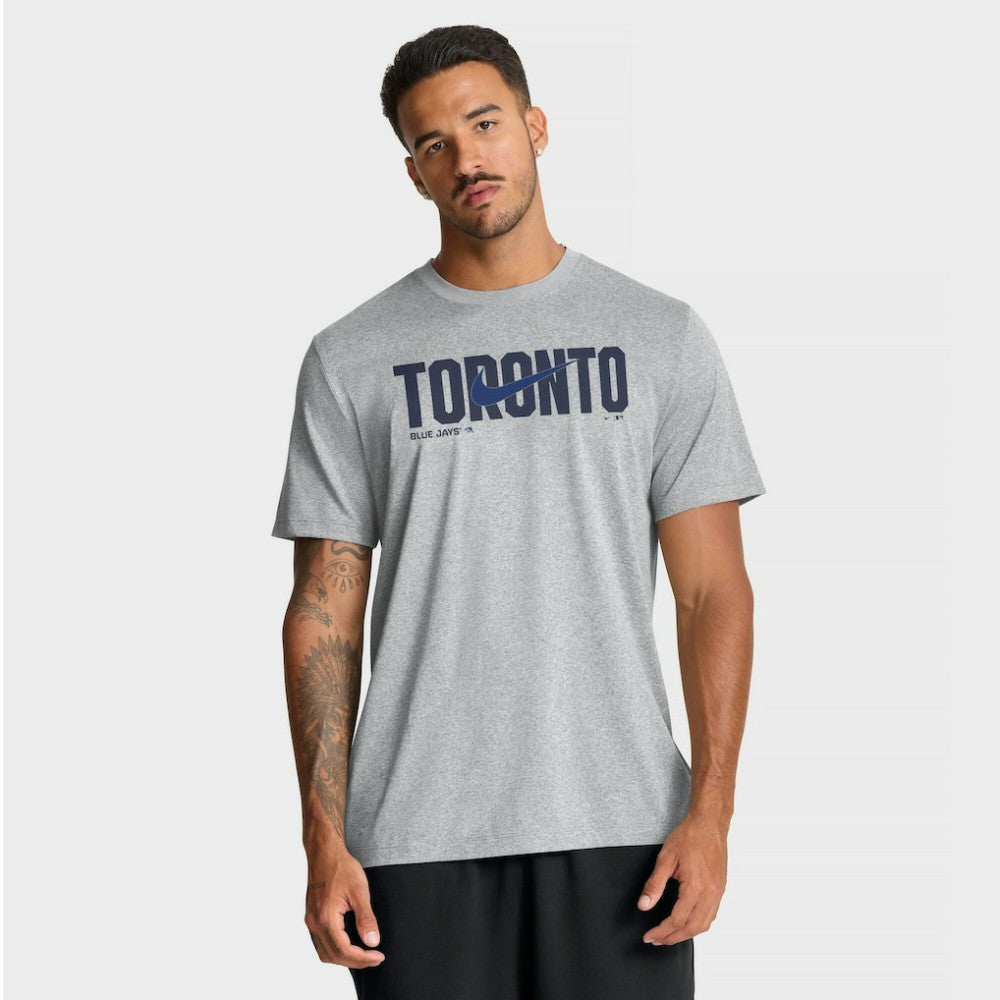 Toronto Blue Jays Nike Swoosh Legend Dri-FIT T-Shirt - Heather Gray T-shirts