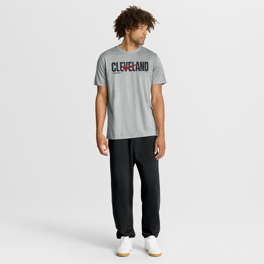 Cleveland Guardians Nike Swoosh Legend Dri-FIT T-Shirt - Heather Gray T-shirts