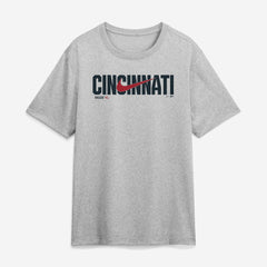 Cincinnati Reds Nike Swoosh Legend Dri-FIT T-Shirt - Heather Gray T-shirts