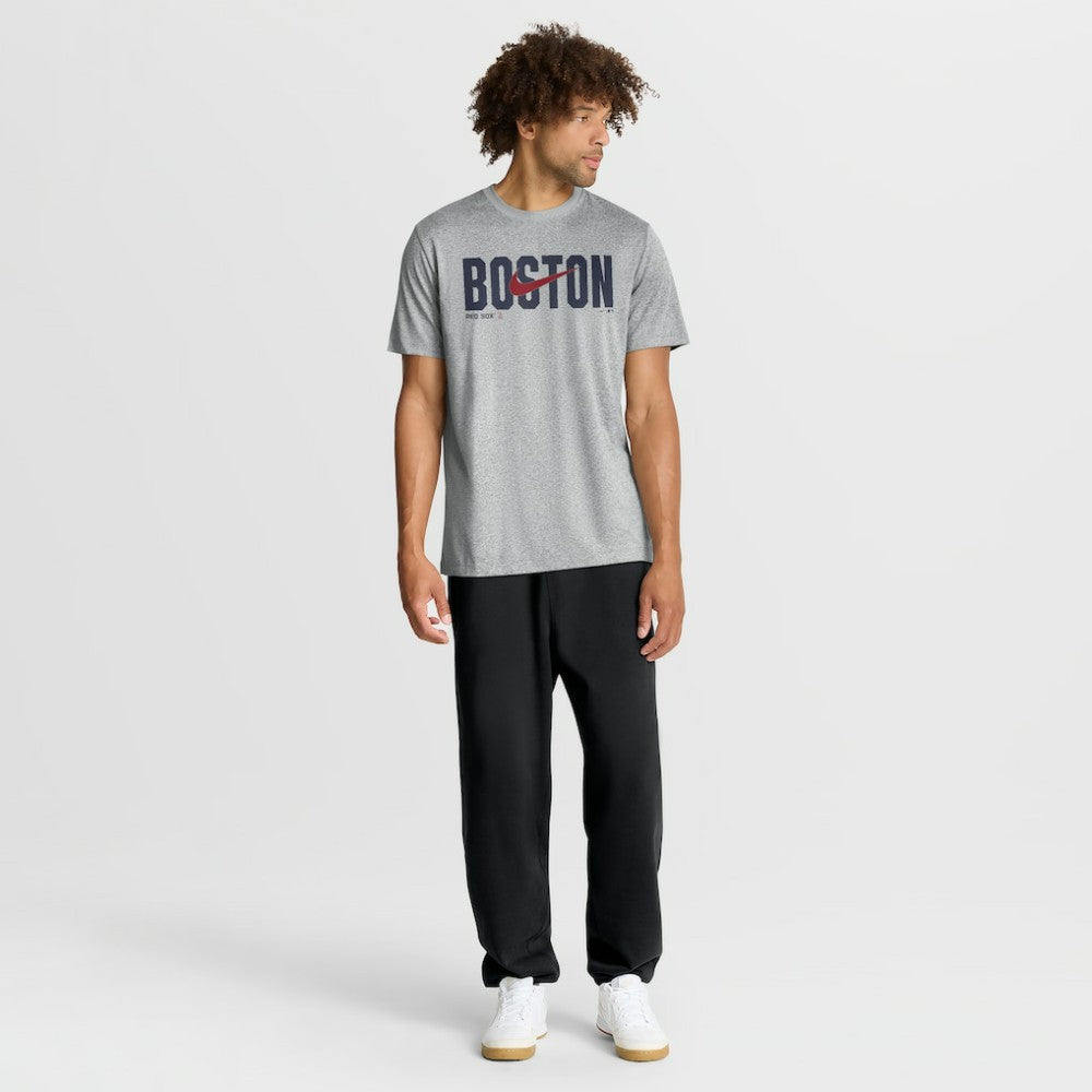Boston Red Sox Nike Swoosh Legend Dri-FIT T-Shirt - Heather Gray T-shirts