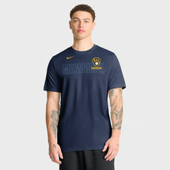Milwaukee Brewers Nike Knockout Team Legend Dri-FIT T-Shirt - Navy T-shirts