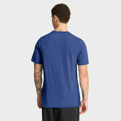 Los Angeles Dodgers Nike Stacked Tri-Blend T-Shirt - Heather Royal T-shirts