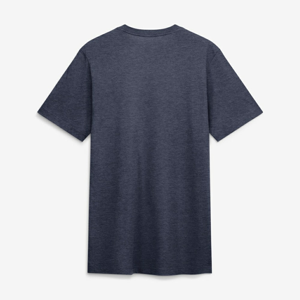 Atlanta Braves Nike Stacked Tri-Blend T-Shirt - Heather Navy T-shirts
