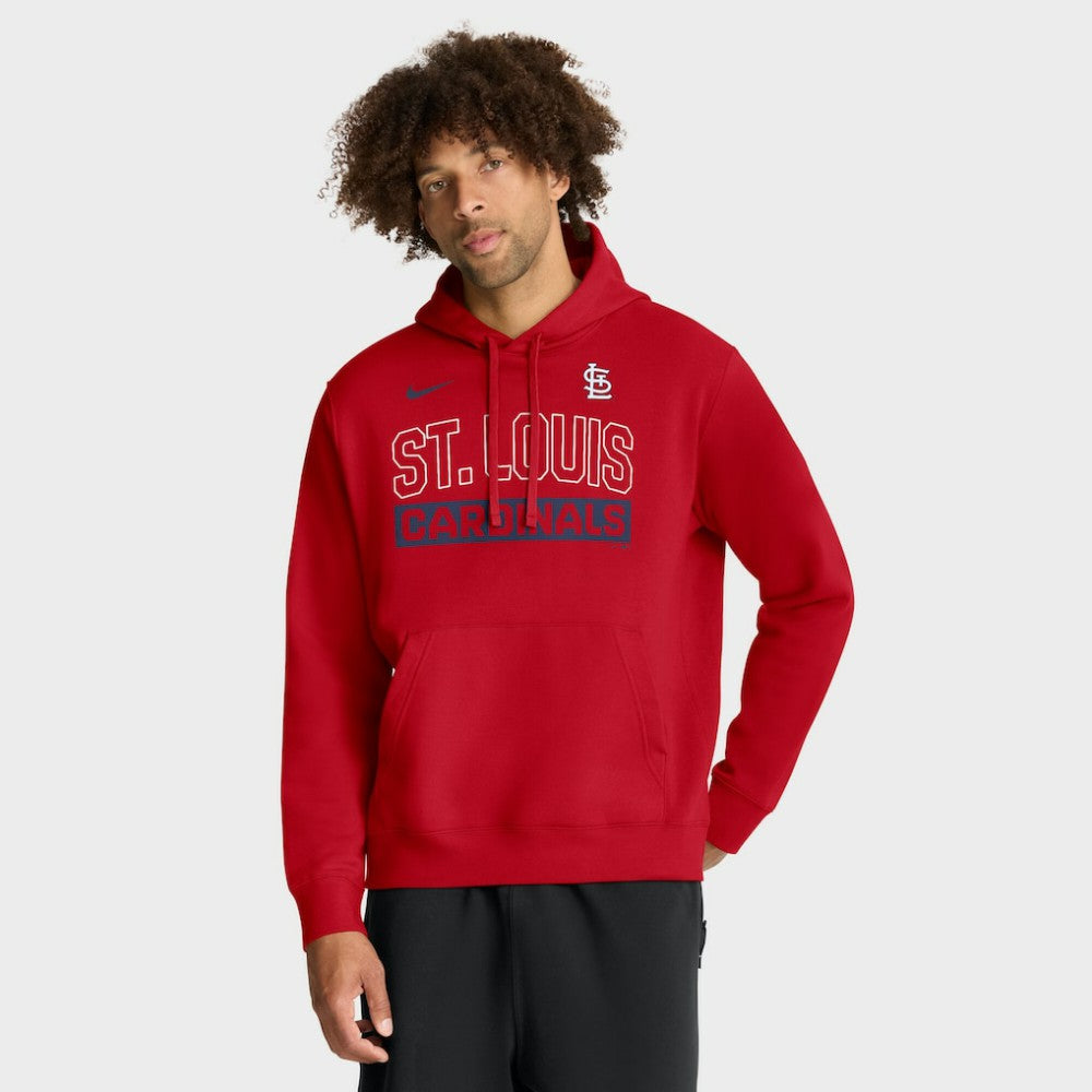 St. Louis Cardinals Nike Primetime Club Hoodie - Red Hoodies