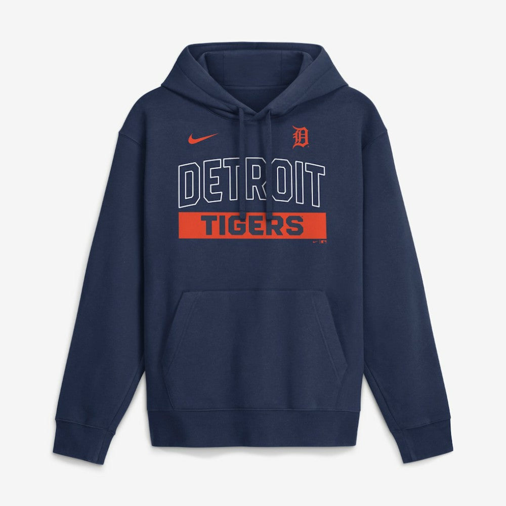 Detroit Tigers Nike Primetime Club Hoodie - Navy Hoodies