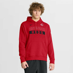 Cincinnati Reds Nike Primetime Club Hoodie - Red Hoodies