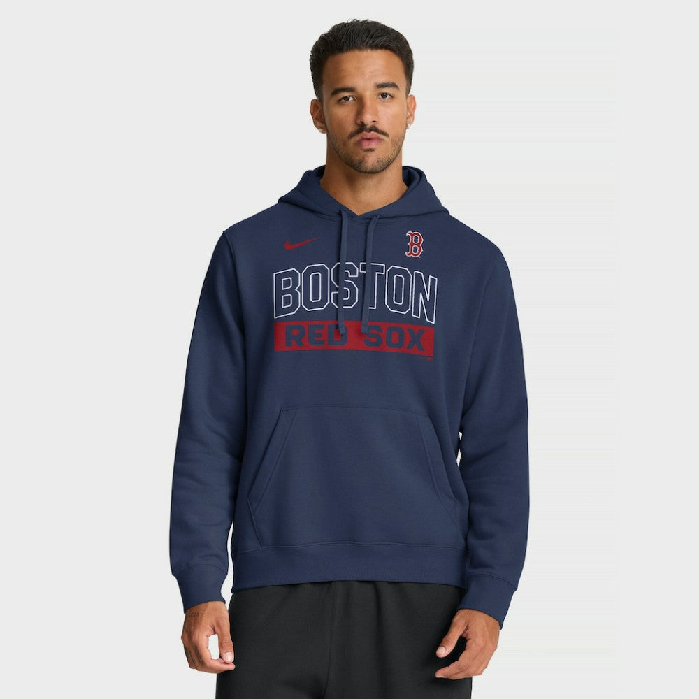 Boston Red Sox Nike Primetime Club Hoodie - Navy Hoodies