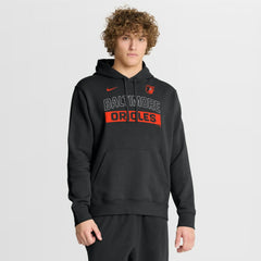 Baltimore Orioles Nike Primetime Club Hoodie - Black Hoodies