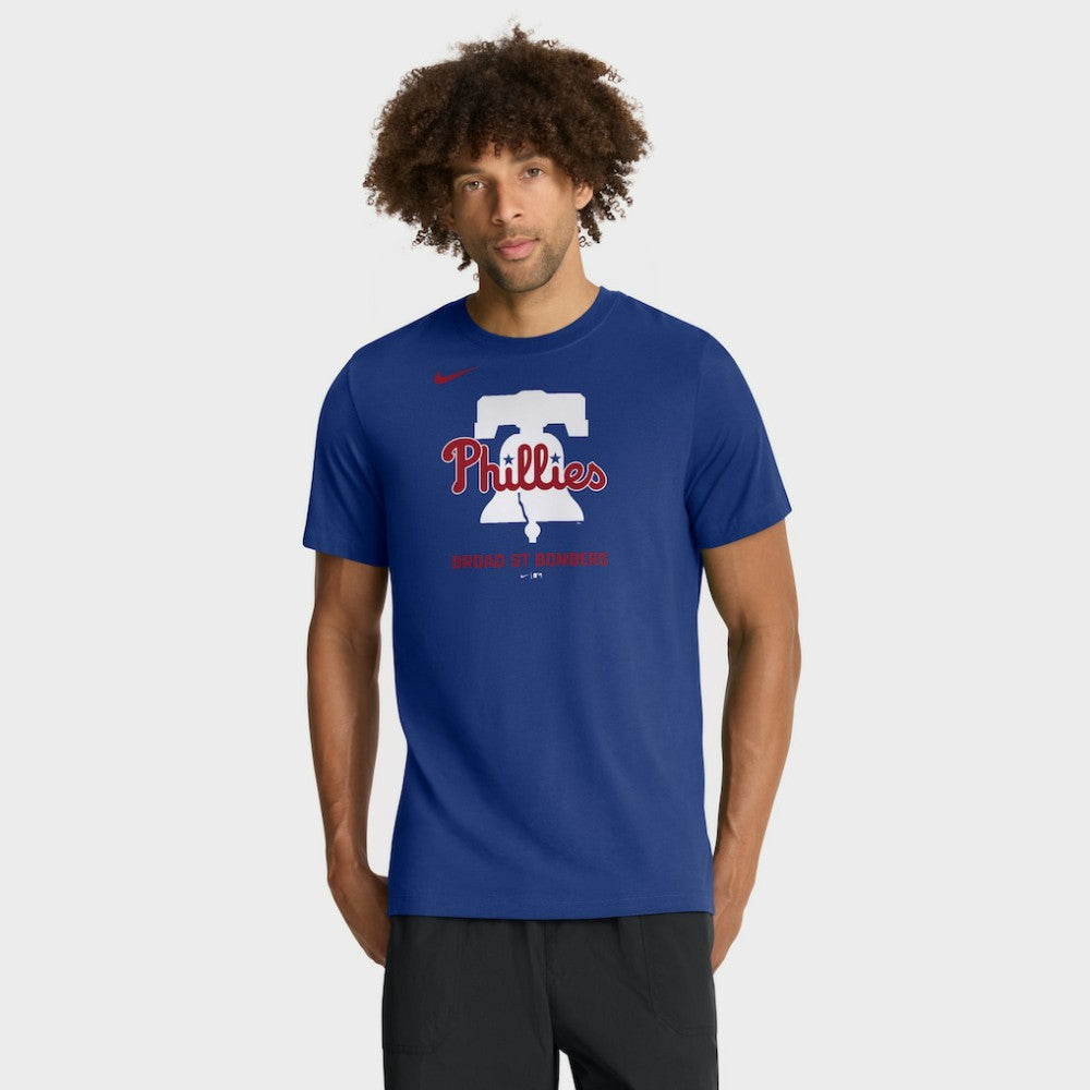 Philadelphia Phillies Nike Tri-Blend Logo T-Shirt - Royal T-shirts