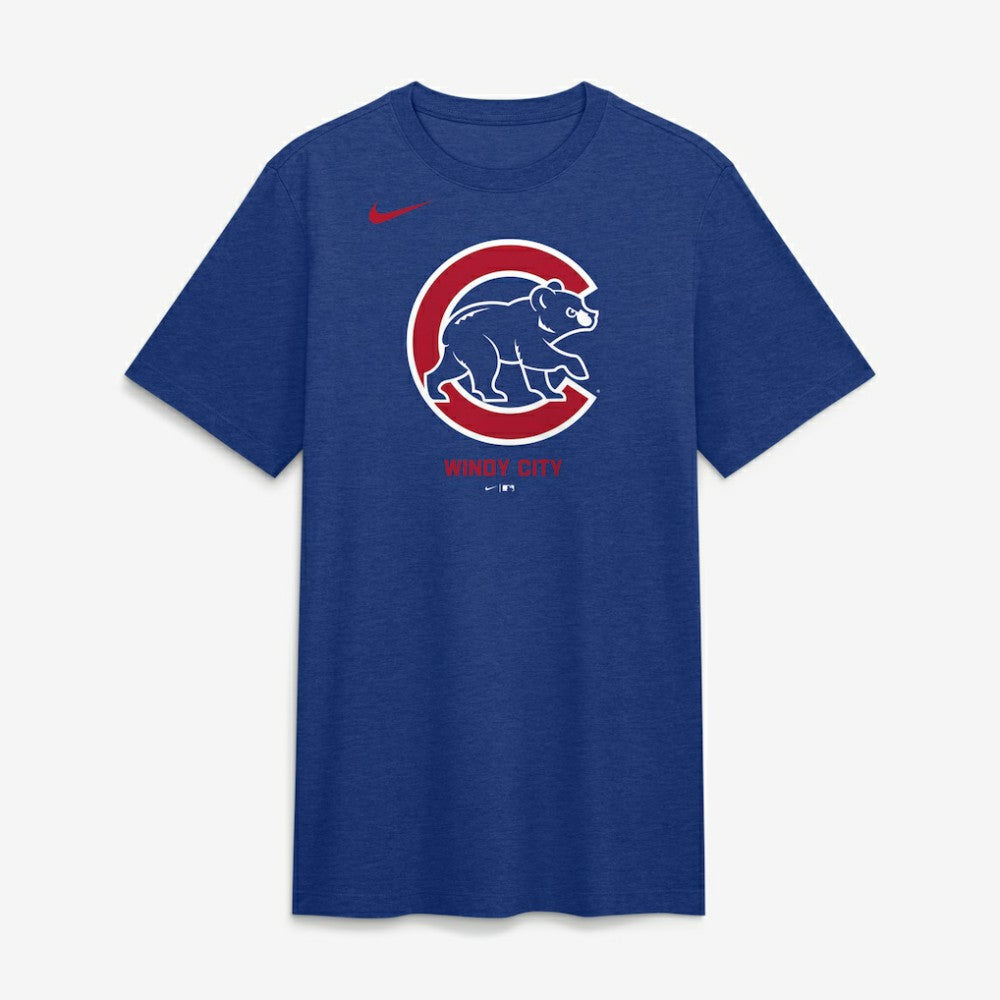 Chicago Cubs Nike Tri-Blend Logo T-Shirt - Royal T-shirts