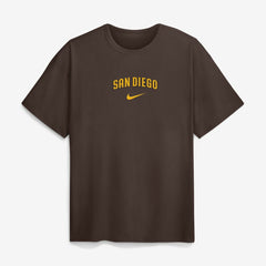 San Diego Padres Nike City Name Max 90 T-Shirt - Brown T-shirts