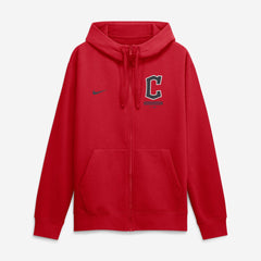 Cleveland Guardians Nike Primetime Lockup Full-Zip Hoodie - Red Hoodies