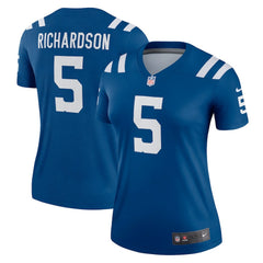 Anthony Richardson Indianapolis Colts Women's Legend Player Performance Top Royal