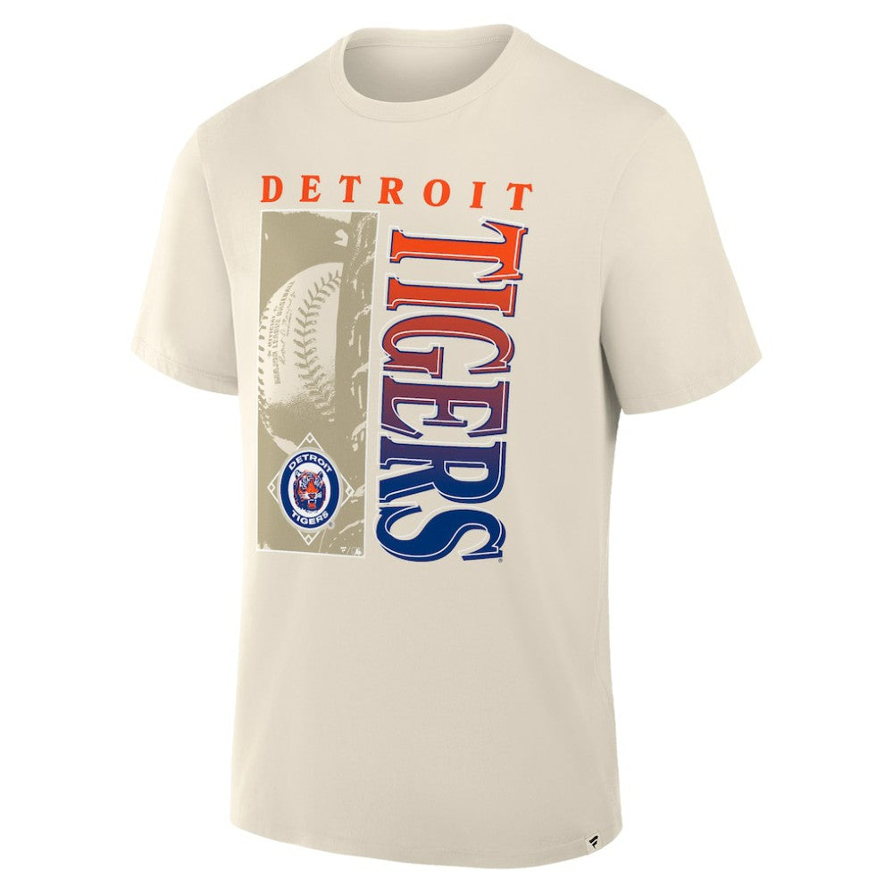 Detroit Tigers Fanatics Legacy T-Shirt - Cream T-shirts