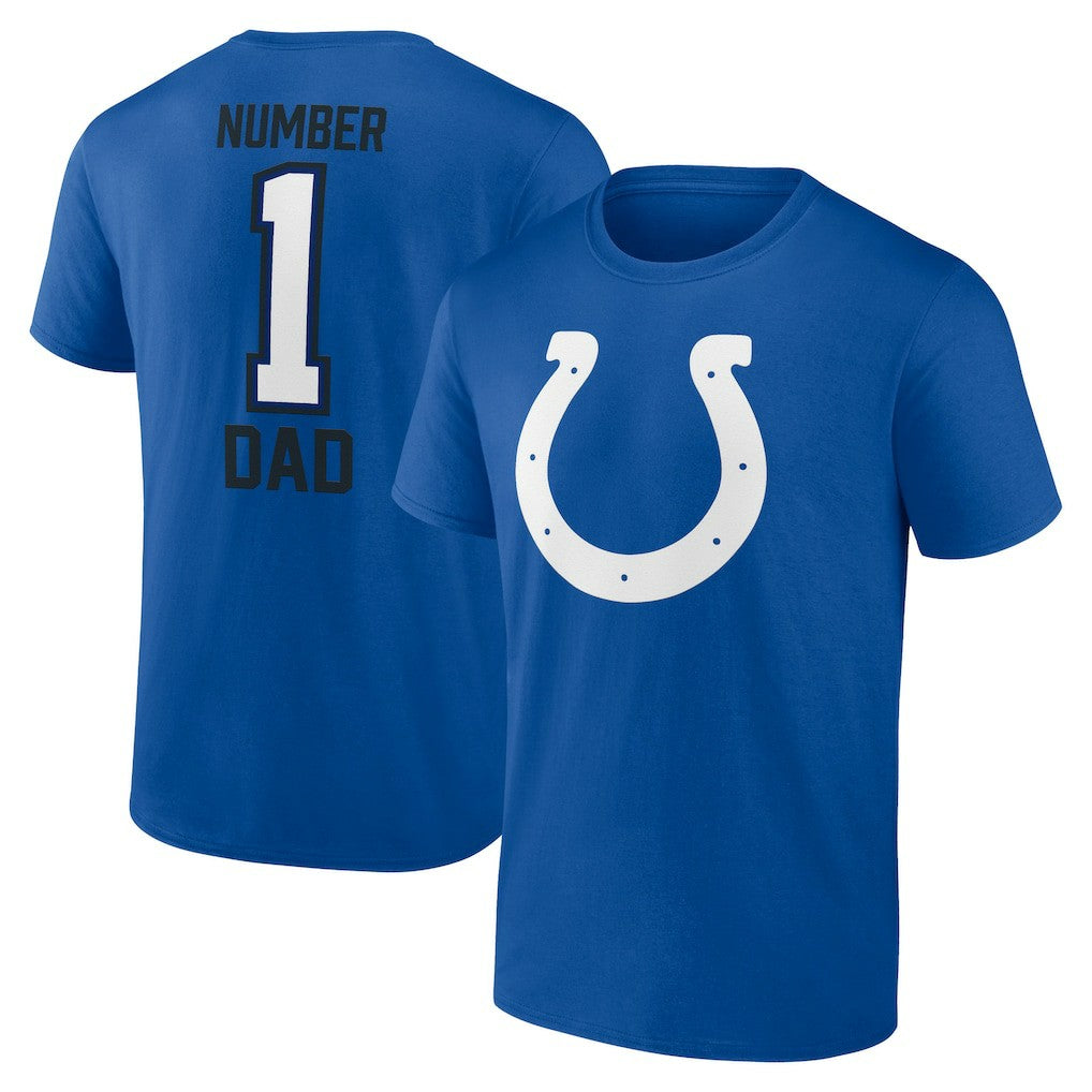 Indianapolis Colts Father's Day T-Shirt Royal