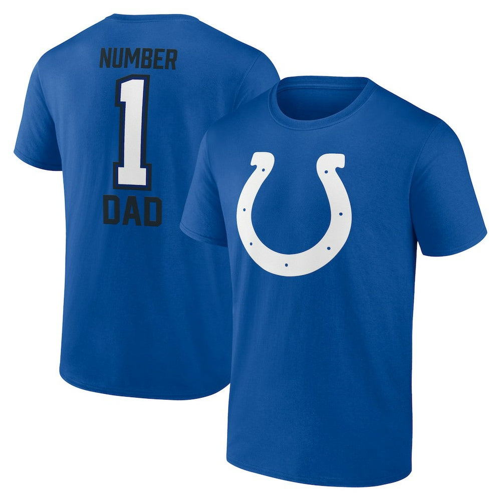 Indianapolis Colts Father's Day T-Shirt Royal