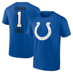 Indianapolis Colts Father's Day T-Shirt Royal