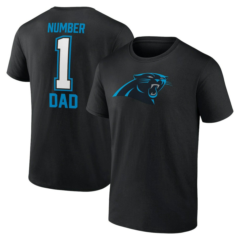 Carolina Panthers Father's Day T-Shirt Black