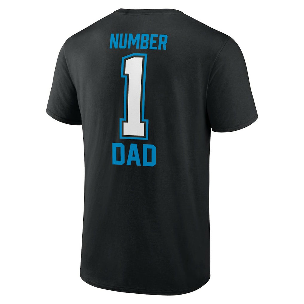 Carolina Panthers Father's Day T-Shirt Black