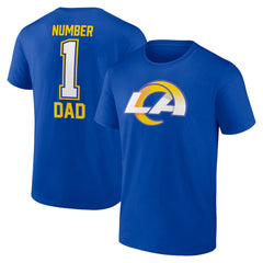 Los Angeles Rams Father's Day T-Shirt Royal
