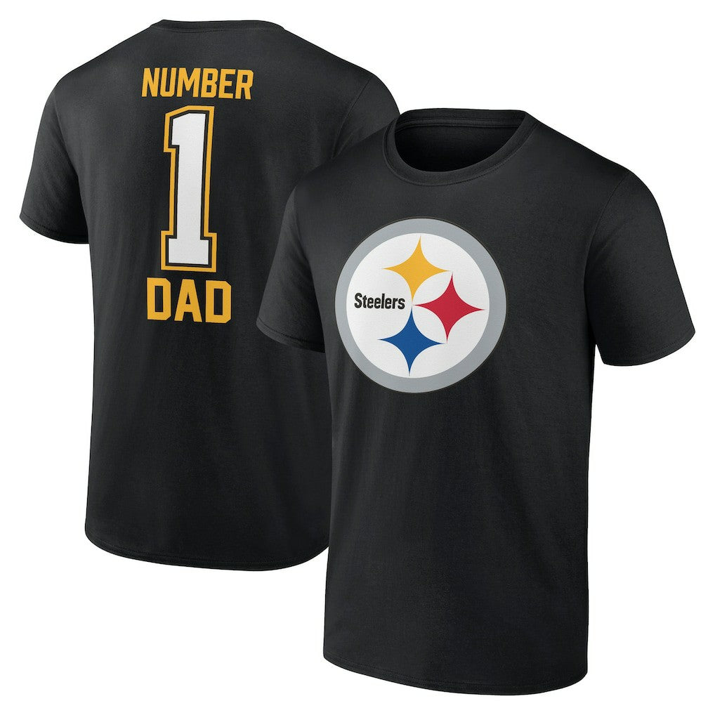 Pittsburgh Steelers Father's Day T-Shirt Black