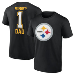 Pittsburgh Steelers Father's Day T-Shirt Black