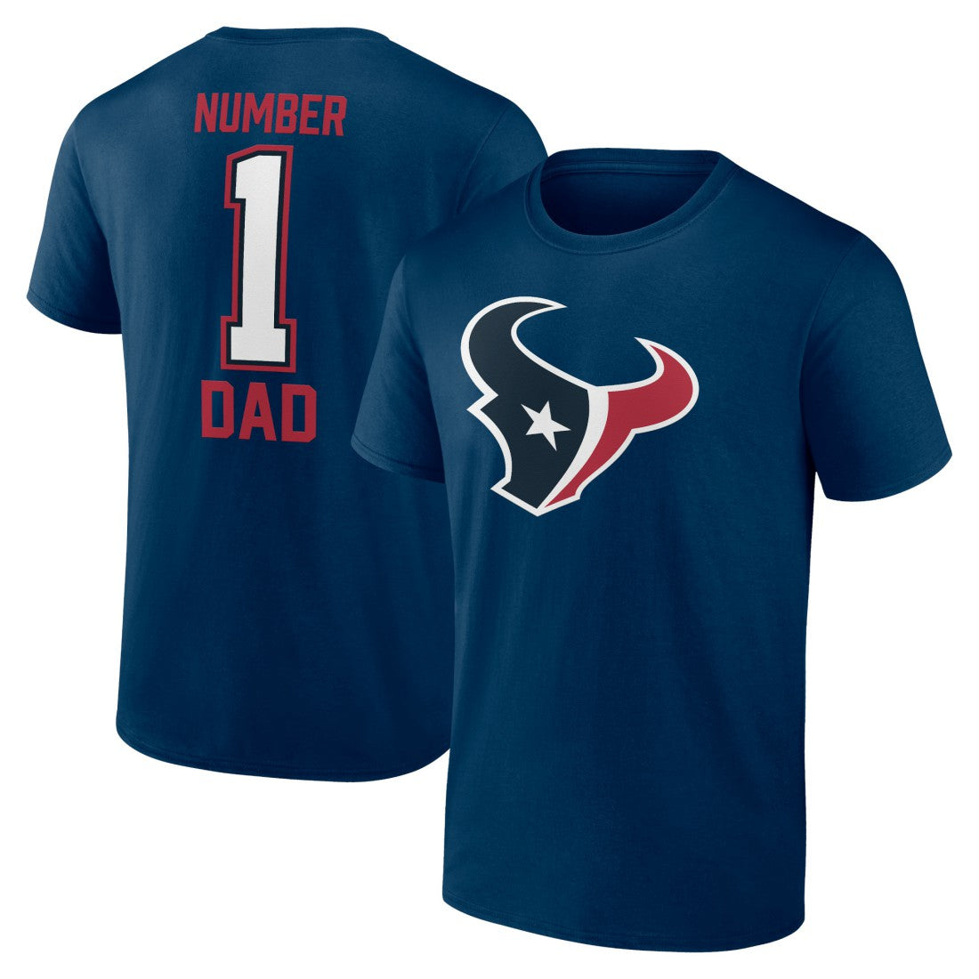 Houston Texans Father's Day T-Shirt Navy