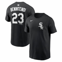 Andrew Benintendi Chicago White Sox Nike Home Name & Number T-Shirt - Black T-shirts