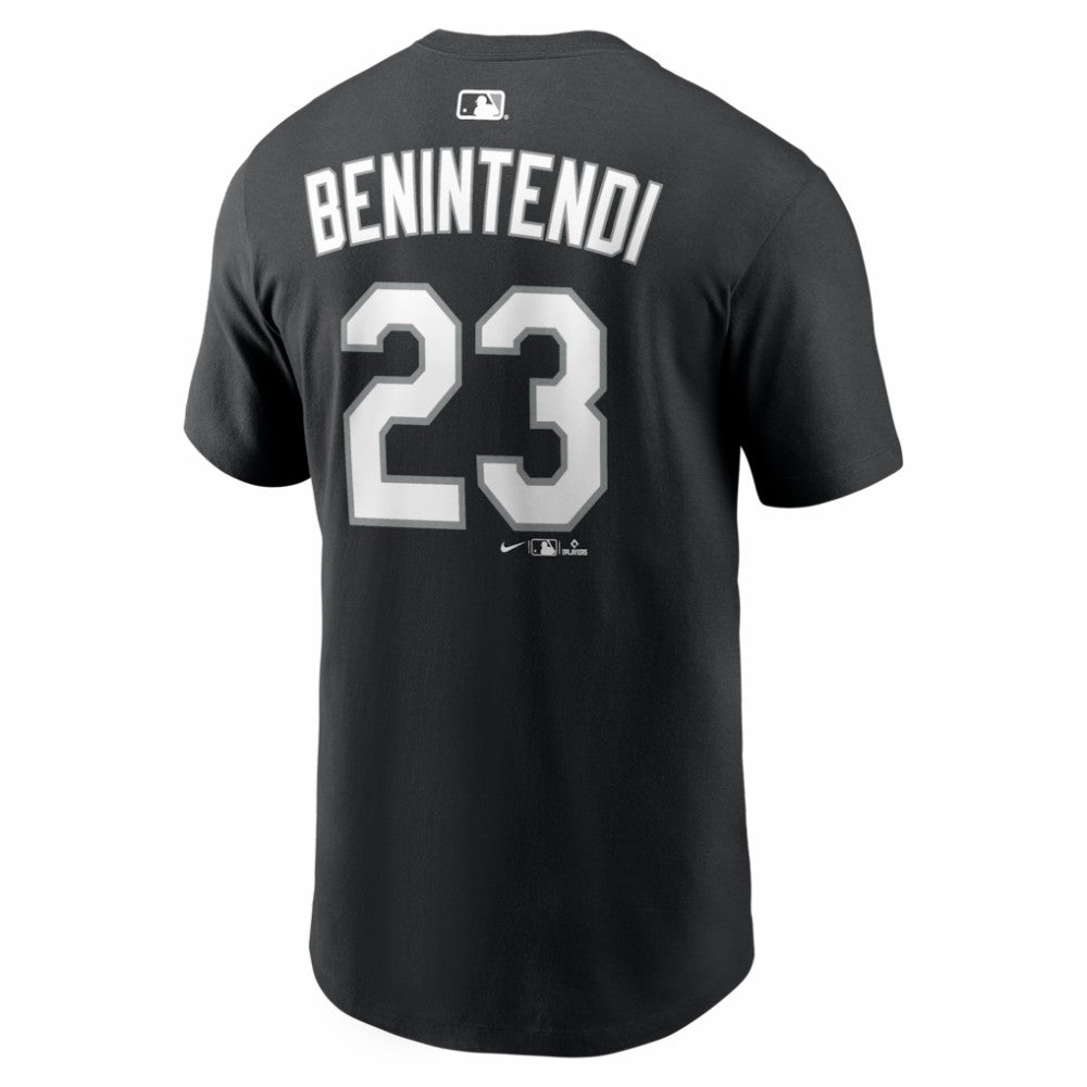Andrew Benintendi Chicago White Sox Nike Home Name & Number T-Shirt - Black T-shirts