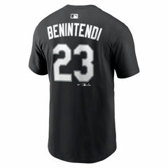 Andrew Benintendi Chicago White Sox Nike Home Name & Number T-Shirt - Black T-shirts