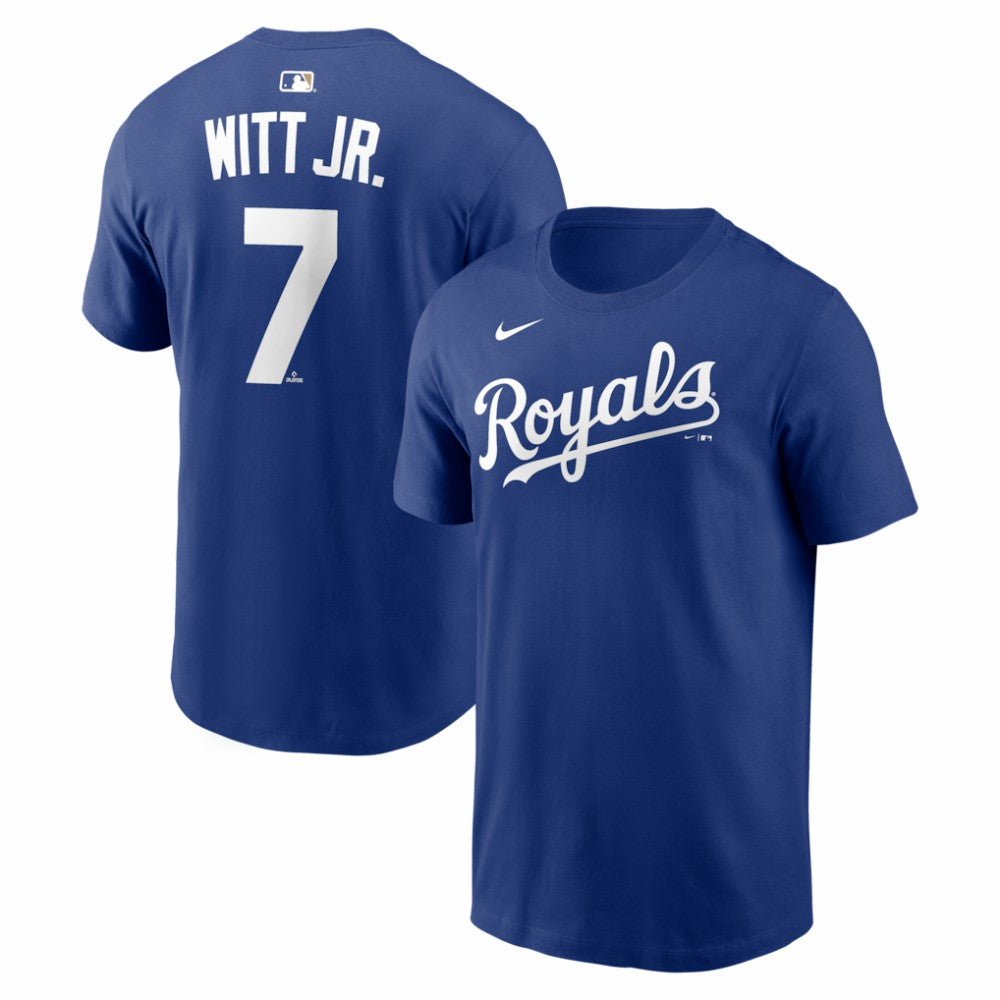 Bobby Witt Jr. Kansas City Royals Nike Name & Number T-Shirt - Royal T-shirts
