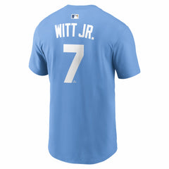 Bobby Witt Jr. Kansas City Royals Nike Name & Number T-Shirt - Light Blue T-shirts