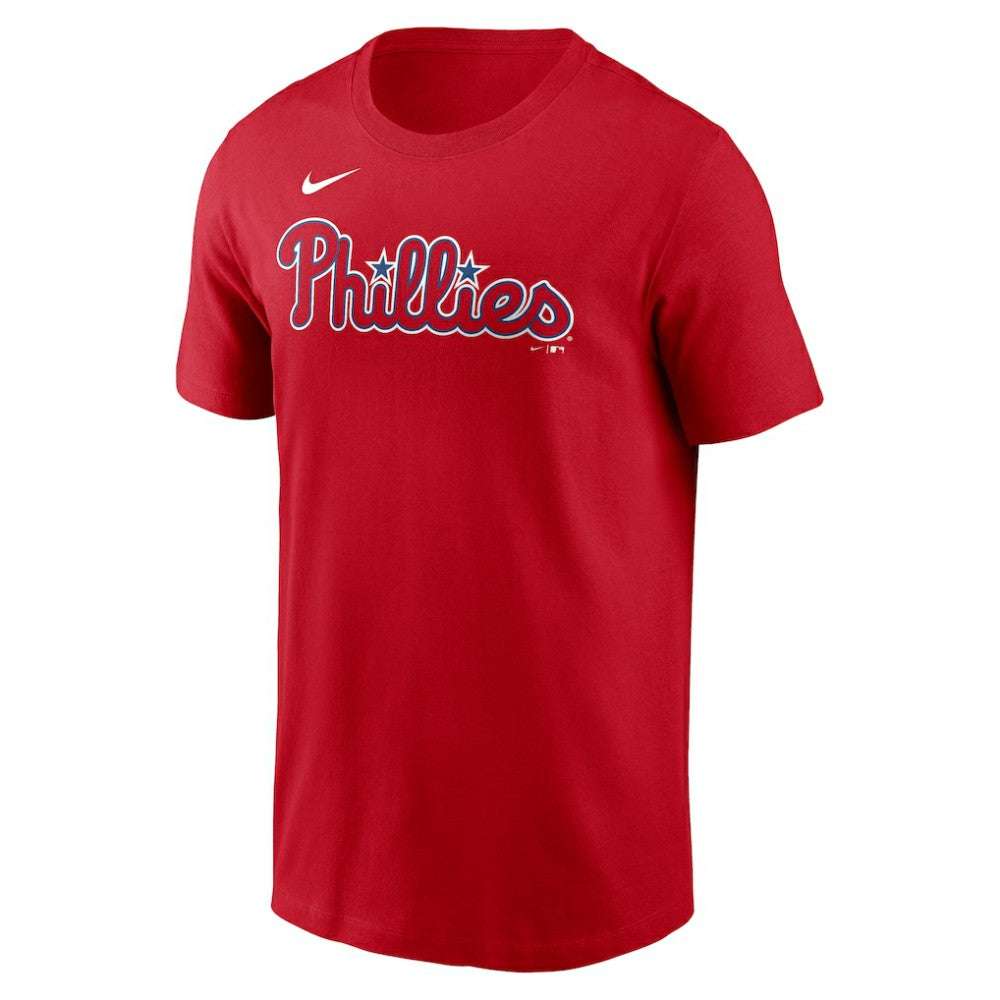 Kyle Schwarber Philadelphia Phillies Nike  Name & Number T-Shirt - Red T-shirts