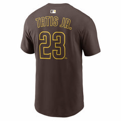 Fernando Tatis Jr. San Diego Padres Nike  Name & Number T-Shirt - Brown T-shirts