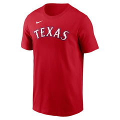Corey Seager Texas Rangers Nike  Name & Number T-Shirt - Red T-shirts
