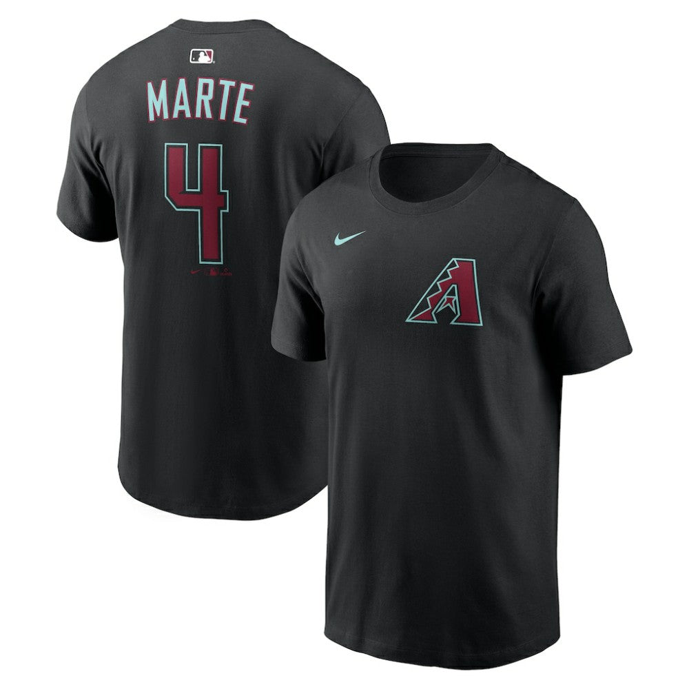 Ketel Marte Arizona Diamondbacks Nike Name & Number T-Shirt - Black T-shirts