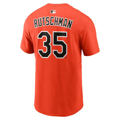Adley Rutschman Baltimore Orioles Nike  Name & Number T-Shirt - Orange T-shirts
