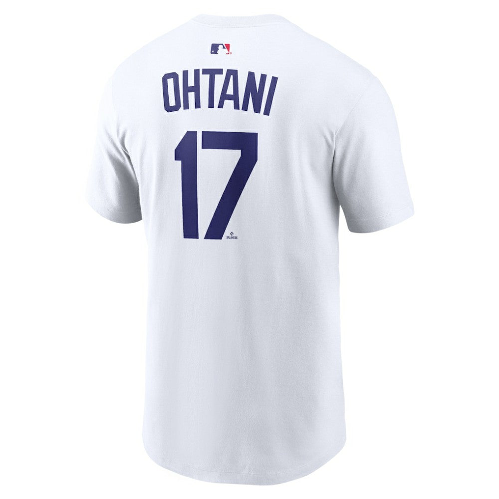 Shohei Ohtani Los Angeles Dodgers Nike Name & Number T-Shirt - White T-shirts