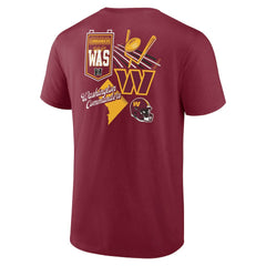 Washington Commanders Split Zone T-Shirt Burgundy
