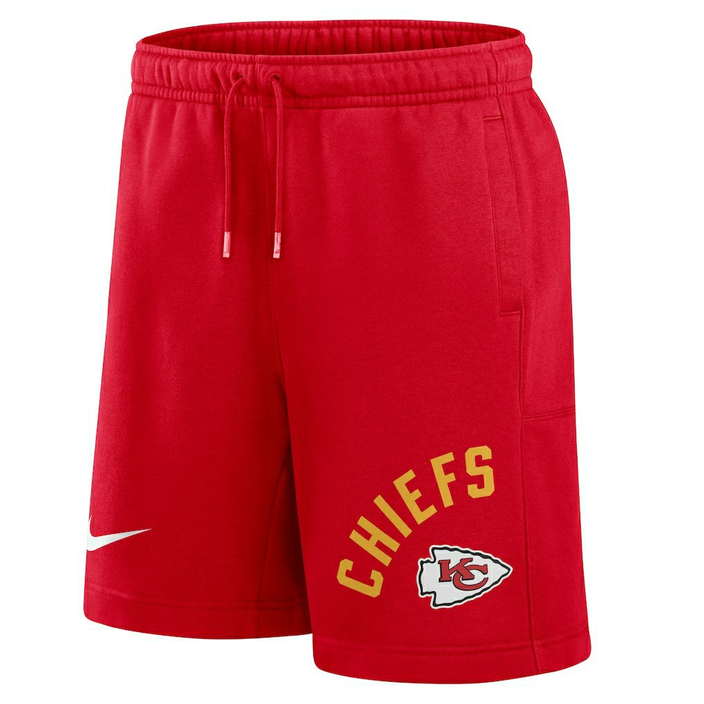 Kansas City Chiefs Arched Kicker Shorts Red